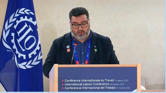 Presidente de la CUT llamó a la derecha a crear las voluntades para avanzar en las reformas laborales en encuentro internacional del trabajo de la OIT