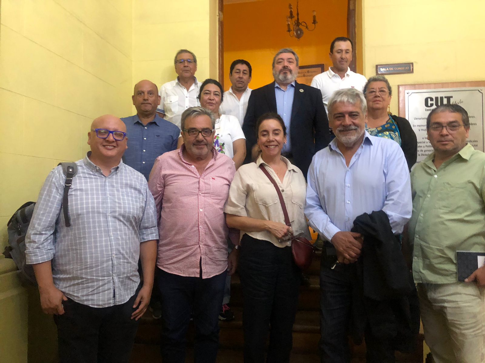 La CUT se reunió con dirigentes de Centrales de Trabajadores argentinas en el marco de las movilizaciones sociales de ambos países